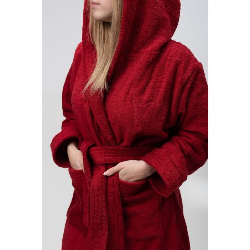 Unisex köntös bordó  M, L, XL, 2XL, 3XL