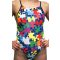 Úszódressz Puzzle colours