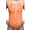 Úszódressz Leopard Orange