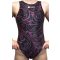 Nonfig lines pink on black zip