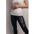 Leggings fekete fehér grafikával