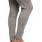 Leggings szürke kis magenta grafikával
