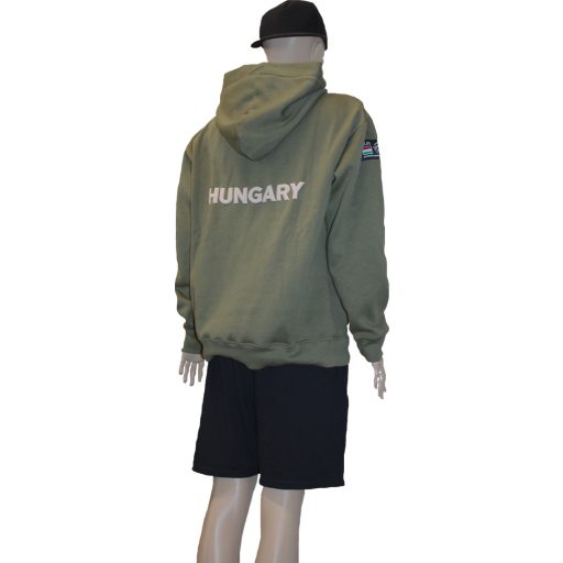 HUNGARY PULÓVER CIPZÁROS kheki