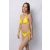 Bikini bermuda felső, Citromsárga