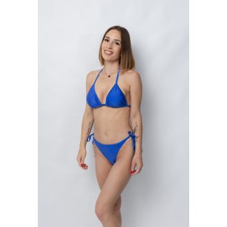 Bikini bermuda felső, Csillogó kék