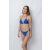 Bikini bermuda felső, Csillogó kék