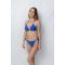 Bikini bermuda felső, Csillogó kék