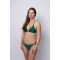 Bikini bermuda felső, Csillogó zöld
