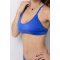 Bikini sport felső, Csillogó kék