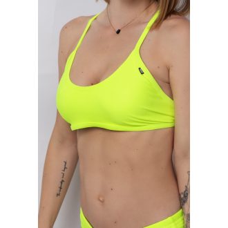 Bikini sport felső, Neon sárga