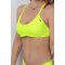 Bikini sport felső, Neon sárga