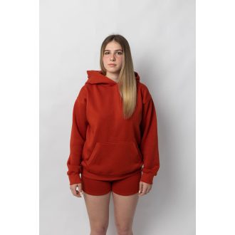 YORDO UNISEX PULÓVER - Tégla