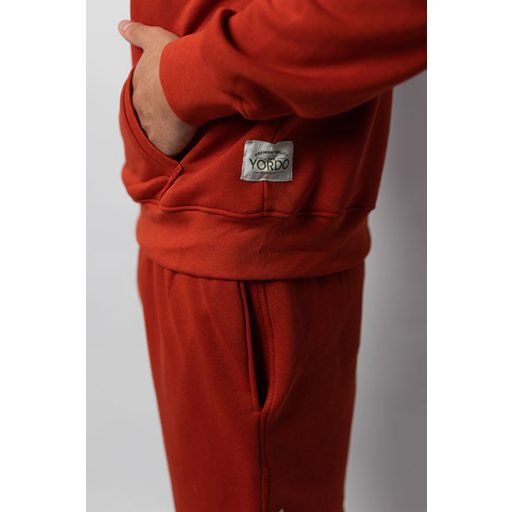 YORDO UNISEX PULÓVER - Tégla