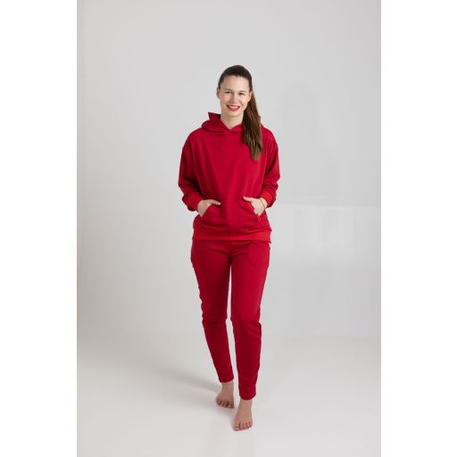 YORDO UNISEX PULÓVER - Piros