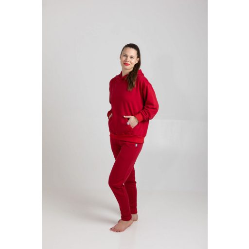 YORDO UNISEX PULÓVER - Piros