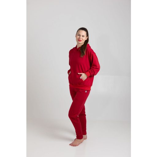 YORDO UNISEX PULÓVER - Piros