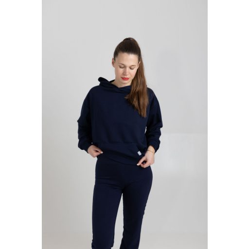 YORDO UNISEX PULÓVER - Sötétkék